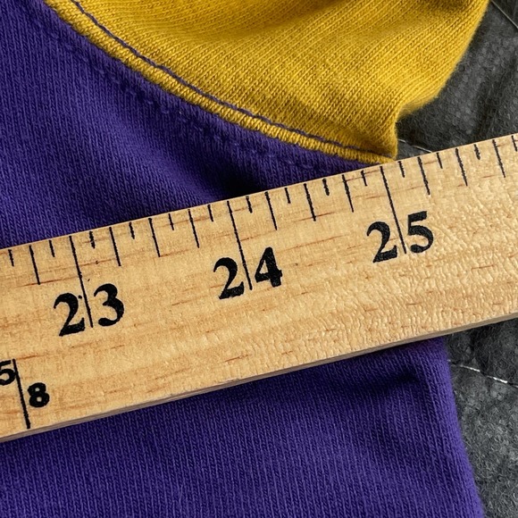 The Territory Ahead Shirt Mens XXL 2X Purple Yellow Quarter Zip Pullover Sweater - Picture 7 of 9